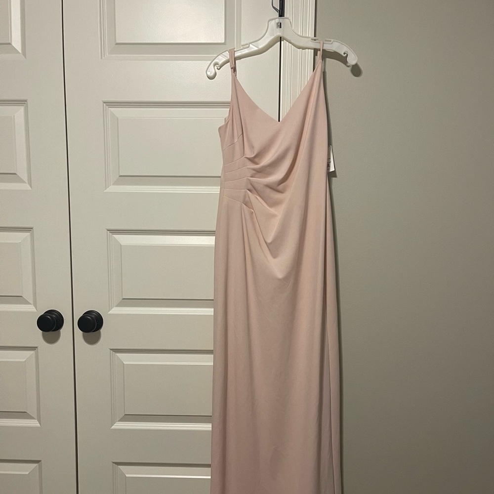 David’s Bridal Pink Bridesmaid Dress